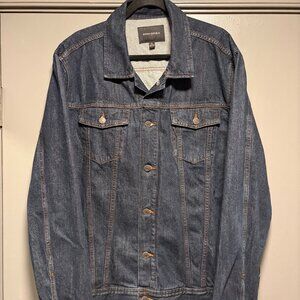 Women's (Men's/Unisex) Banana Republic Dark Blue Denim Jean Jacket - Size XL